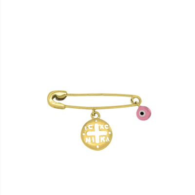 Baby Safety Pin 14K Gold