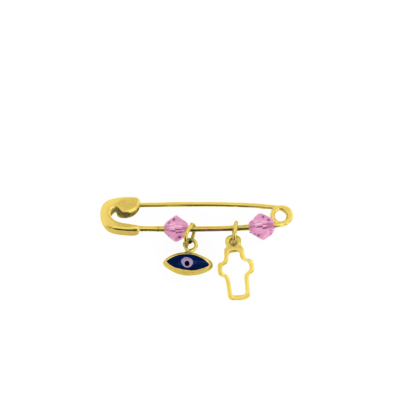 Baby Safety Pin 14K Gold