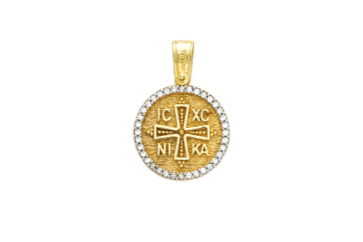 14K Gold Christian Charm